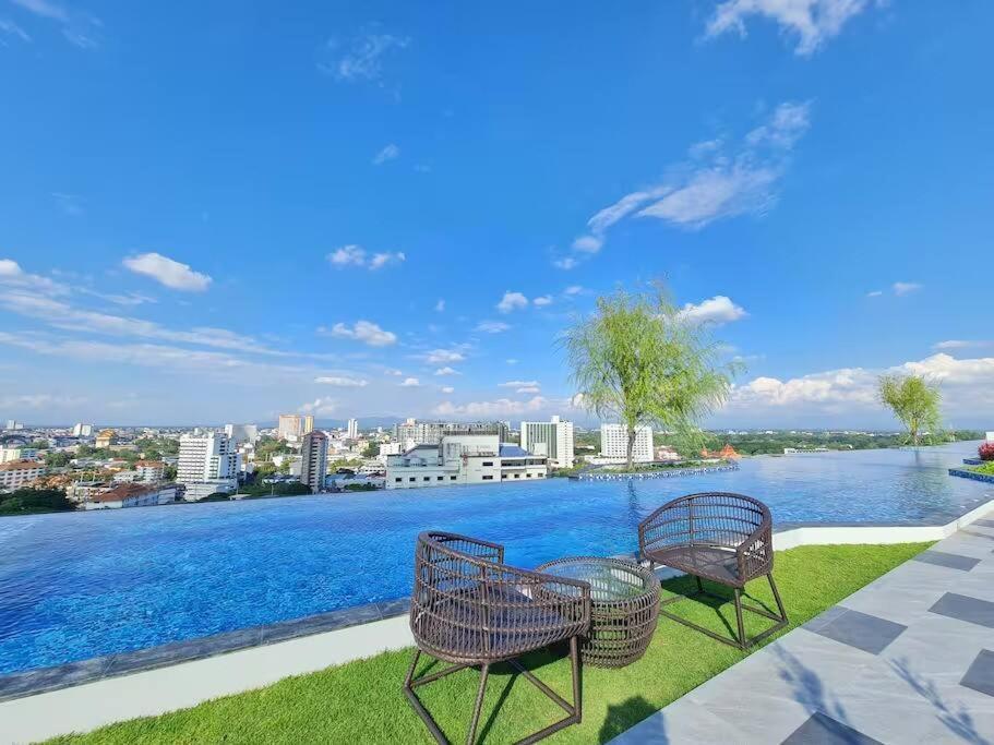 Astra Sky River High Floor,3 Bedrooms 97㎡ 山景房带浴缸 Чіангмай Екстер'єр фото